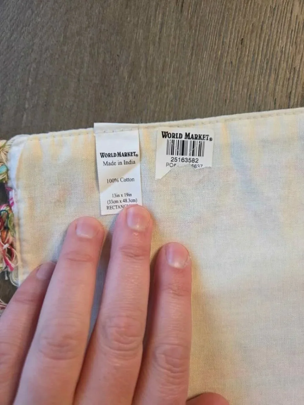 World market placemats 4 total new